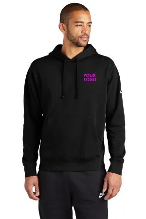 Nike Club Swoosh Customized Hoodies, Black