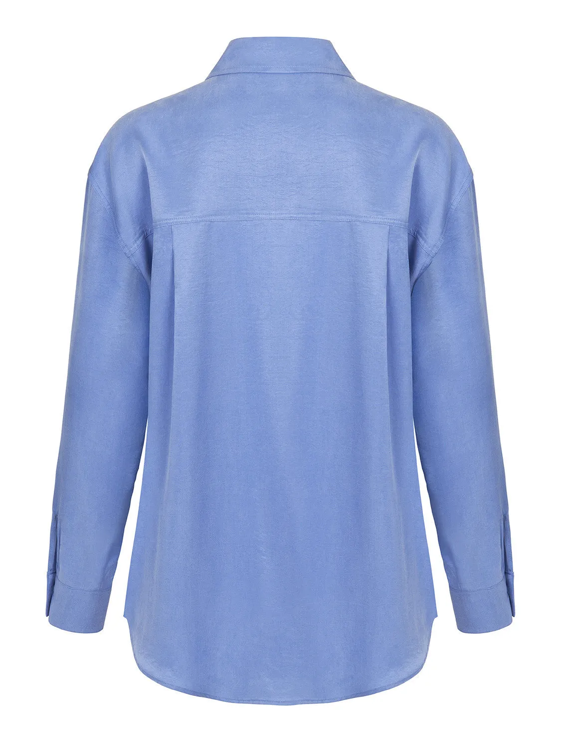 Nocturne Flowy Oversize Shirt Blue