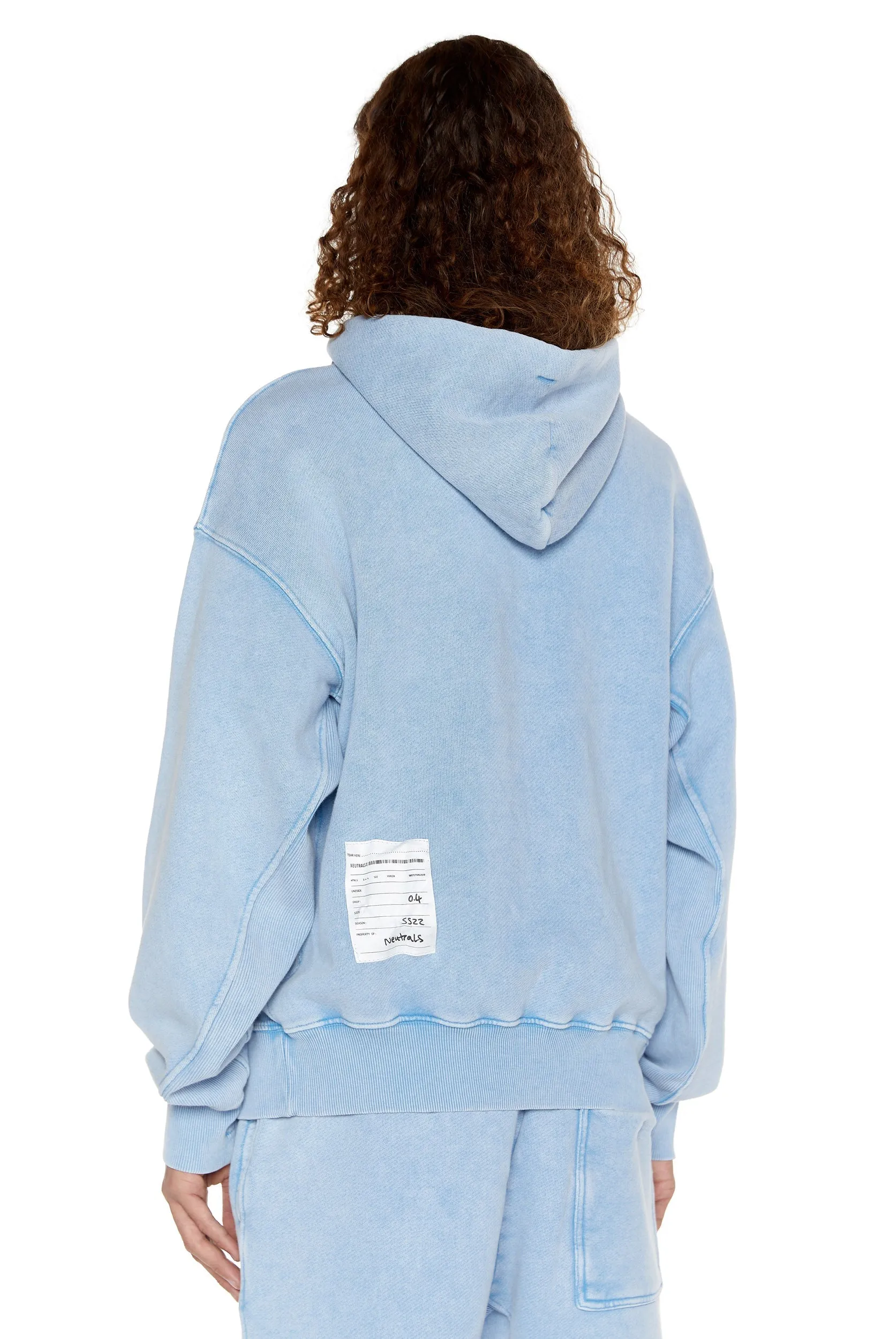 NTRLS Powder Blue Oversized Hoodie