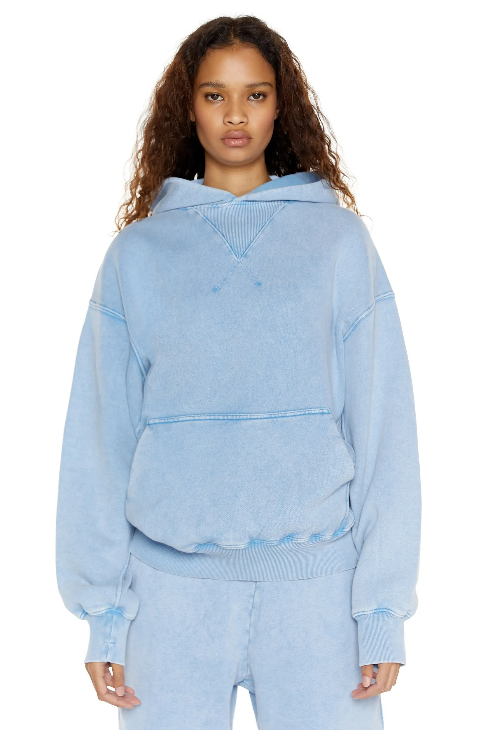 NTRLS Powder Blue Oversized Hoodie