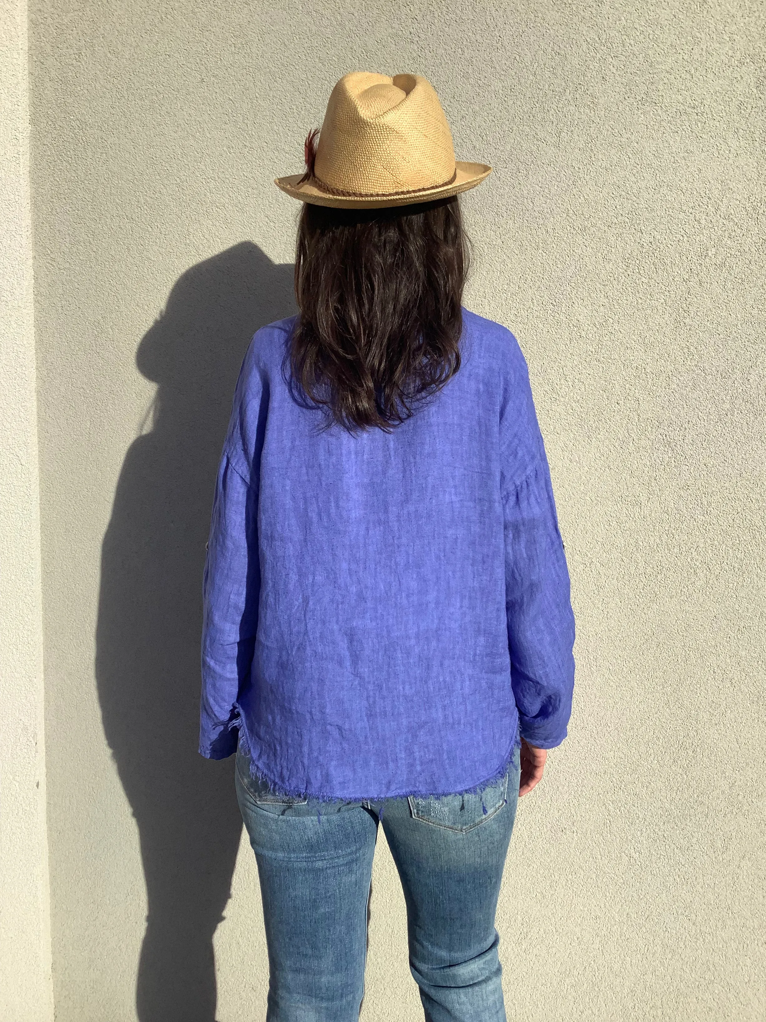 Oceania Linen Blouse