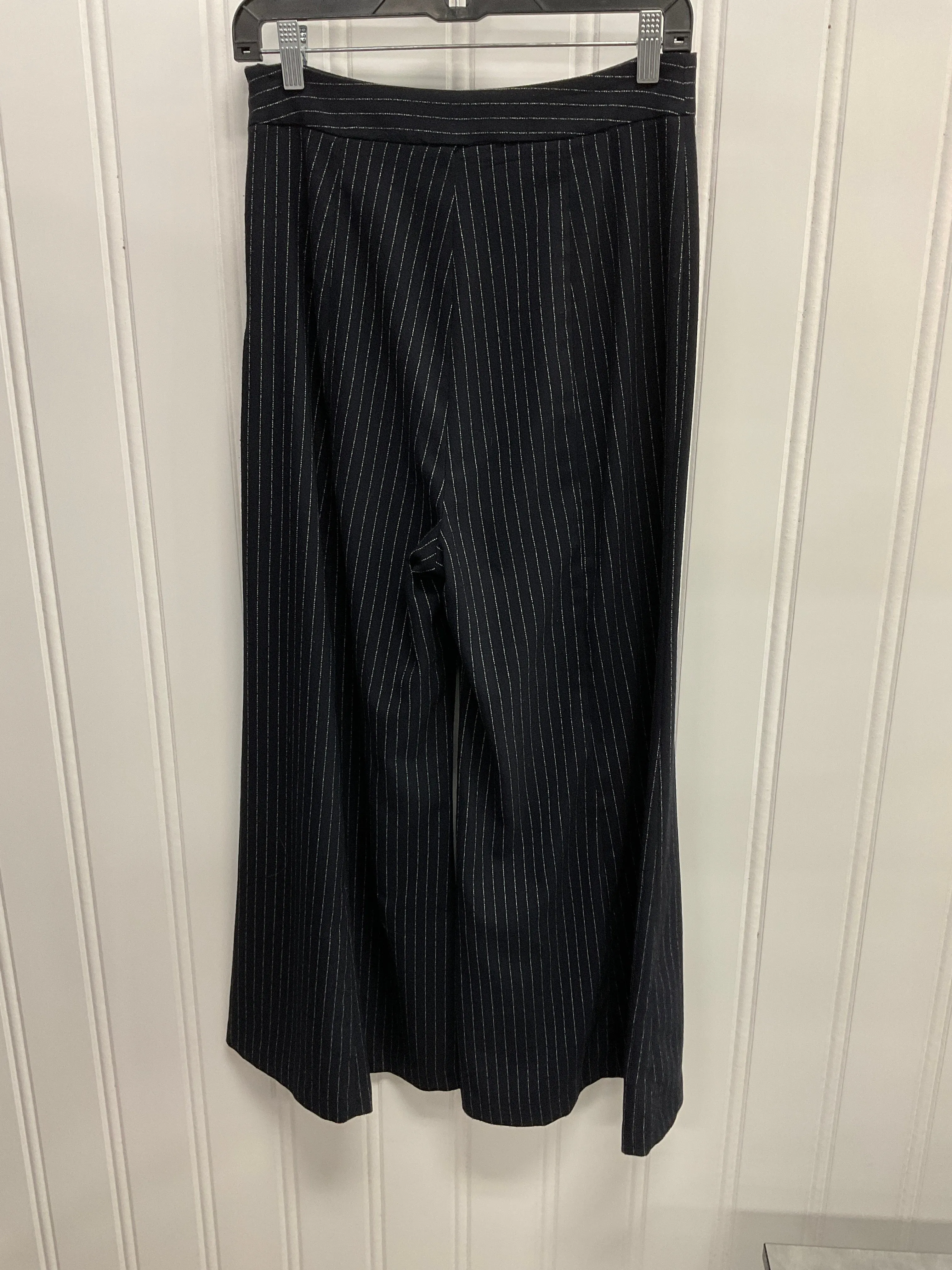 Pants Wide Leg By Anthropologie In Navy, Size:6