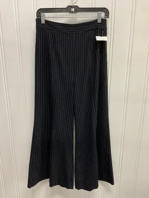 Pants Wide Leg By Anthropologie In Navy, Size:6