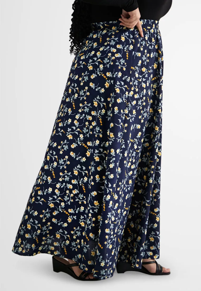 Pertessa Flowy Floral Skirt