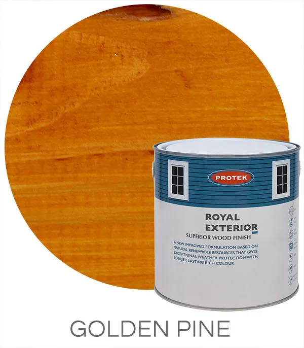 Protek Royal Exterior Wood Finish in Golden Pine