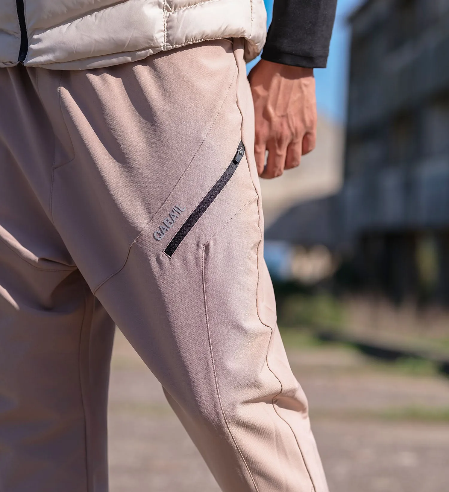 QL Relaxed Trousers Teknik in Beige