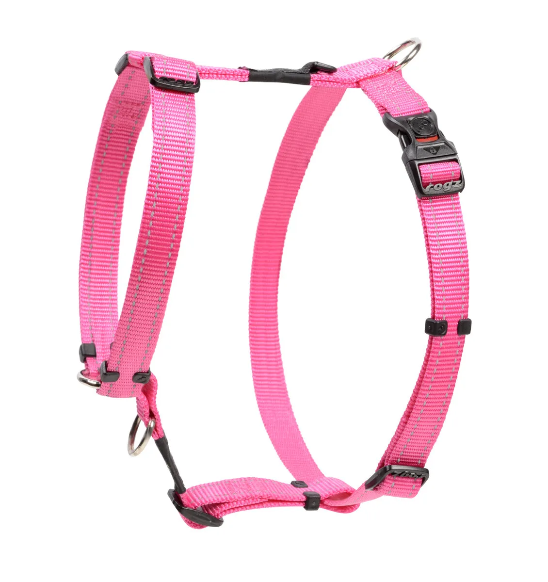 Rogz Classic Reflective Harness Pink