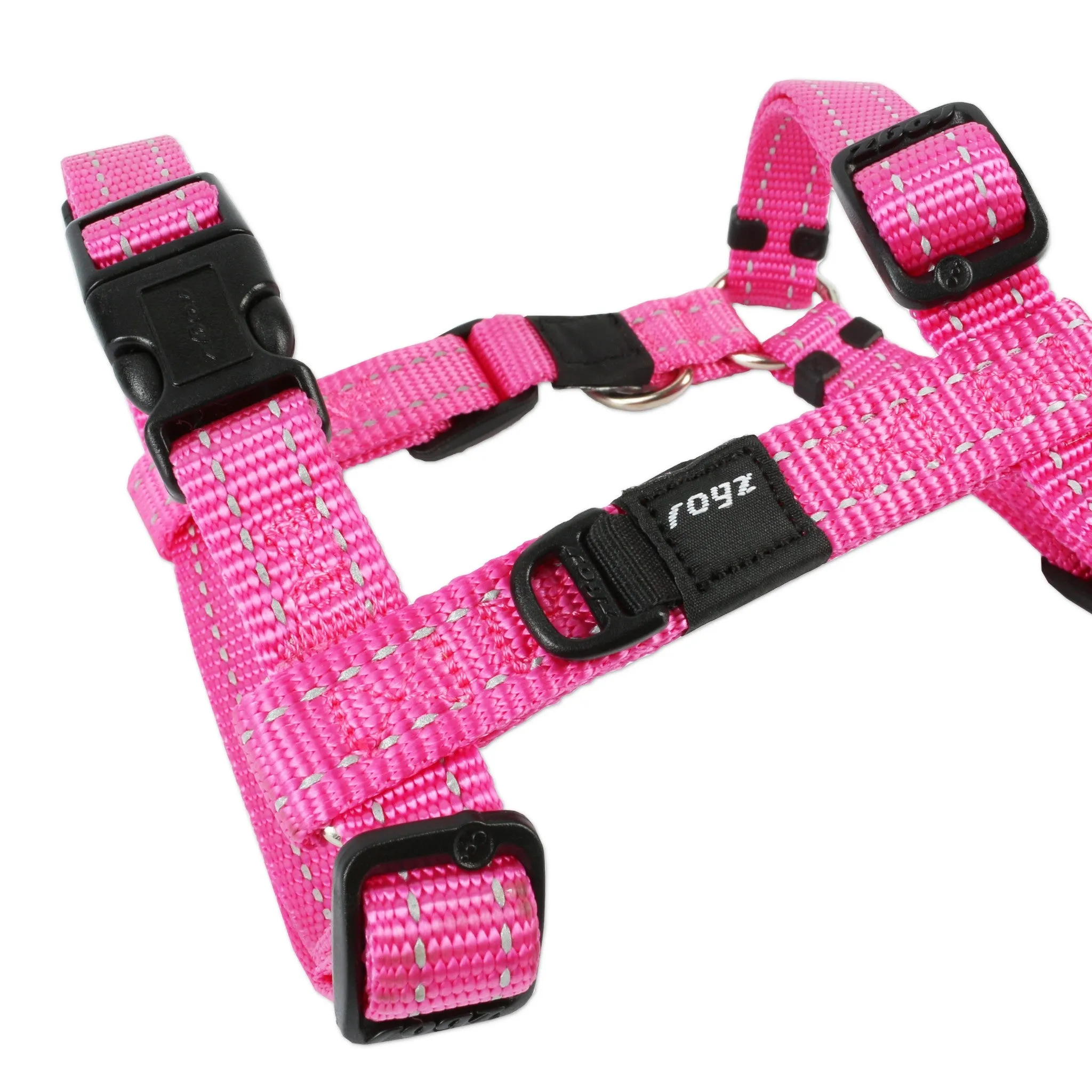 Rogz Classic Reflective Harness Pink