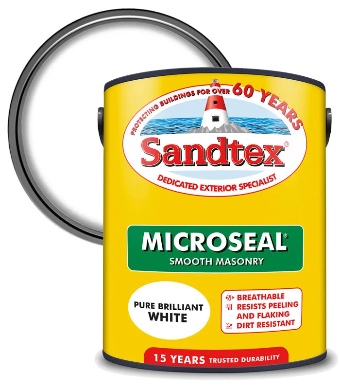 Sandtex 15 Year Microseal Smooth Masonry Paint