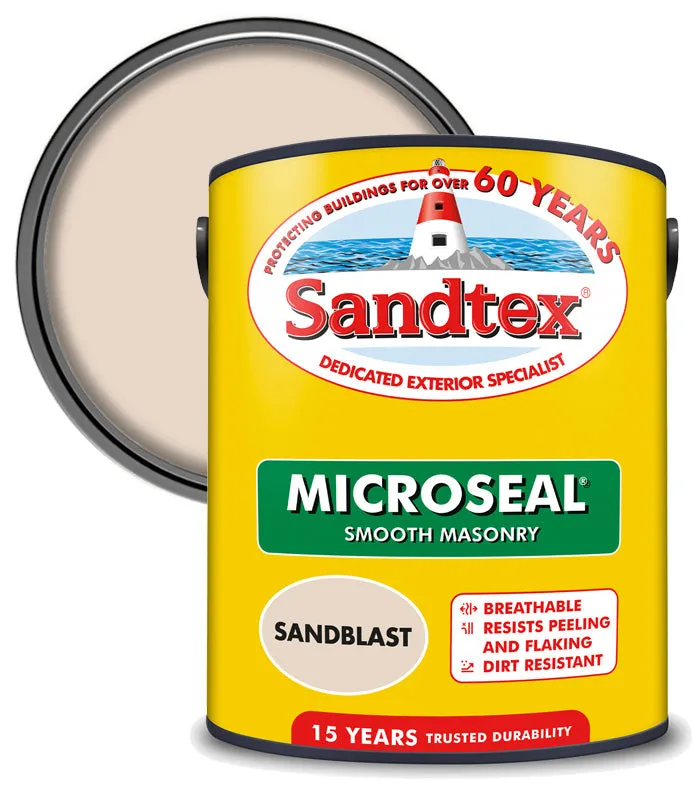 Sandtex 15 Year Microseal Smooth Masonry Paint