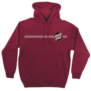 SANTA CRUZ HOODIE OTHER DOT CURRANT/BLACK/RED