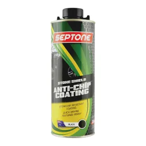 SEPTONE Stoneshield Water Based Elasticised Anti Chip Coating 1L Black