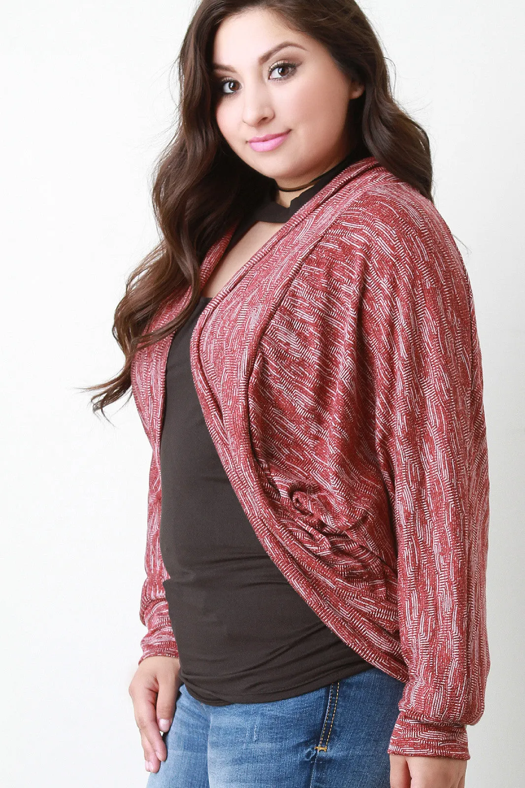 Shawl Collar Knit Cardigan