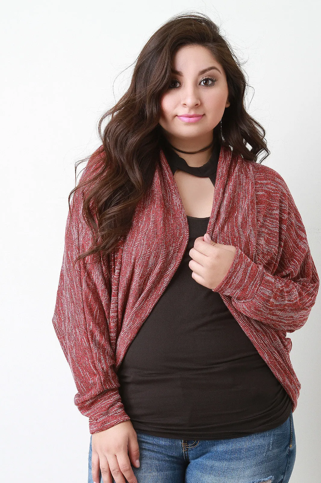 Shawl Collar Knit Cardigan