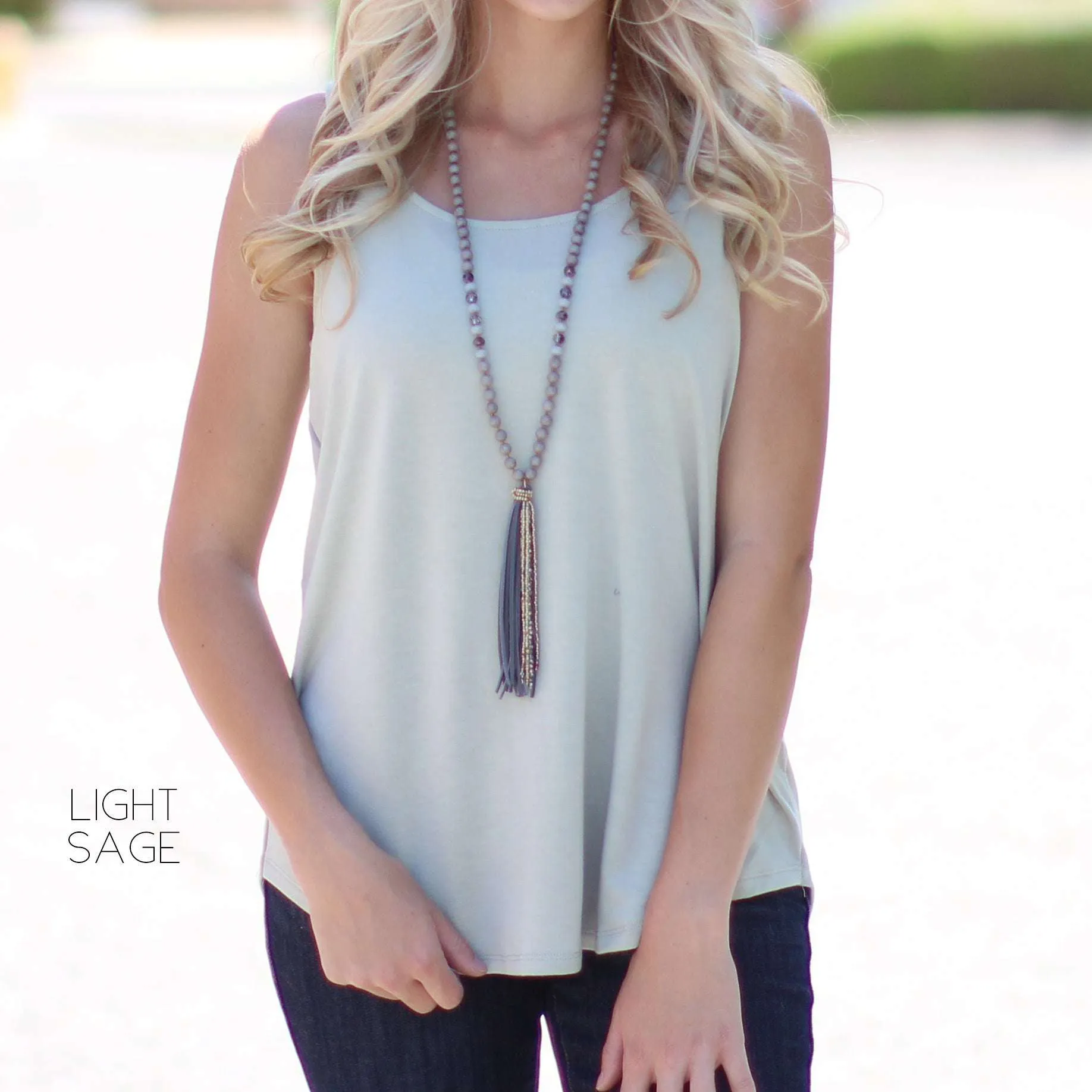 Sleeveless Flowy Top | S-3XL