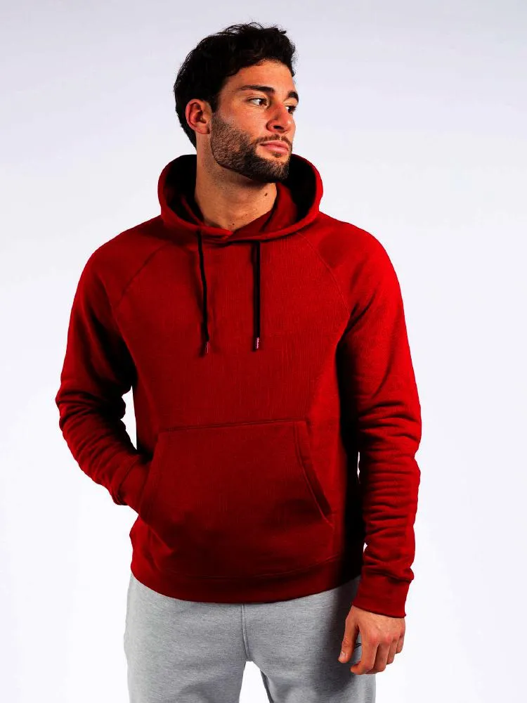 Solid Color Pocket Hoodies