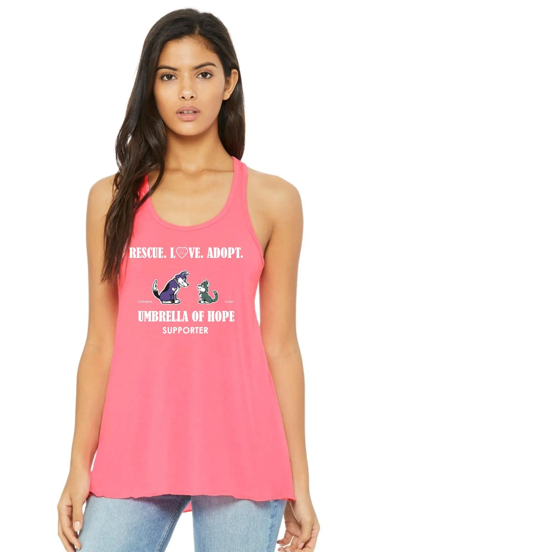 Umbrella of Hope Rescue- Flowy Tank (Available in several colors)