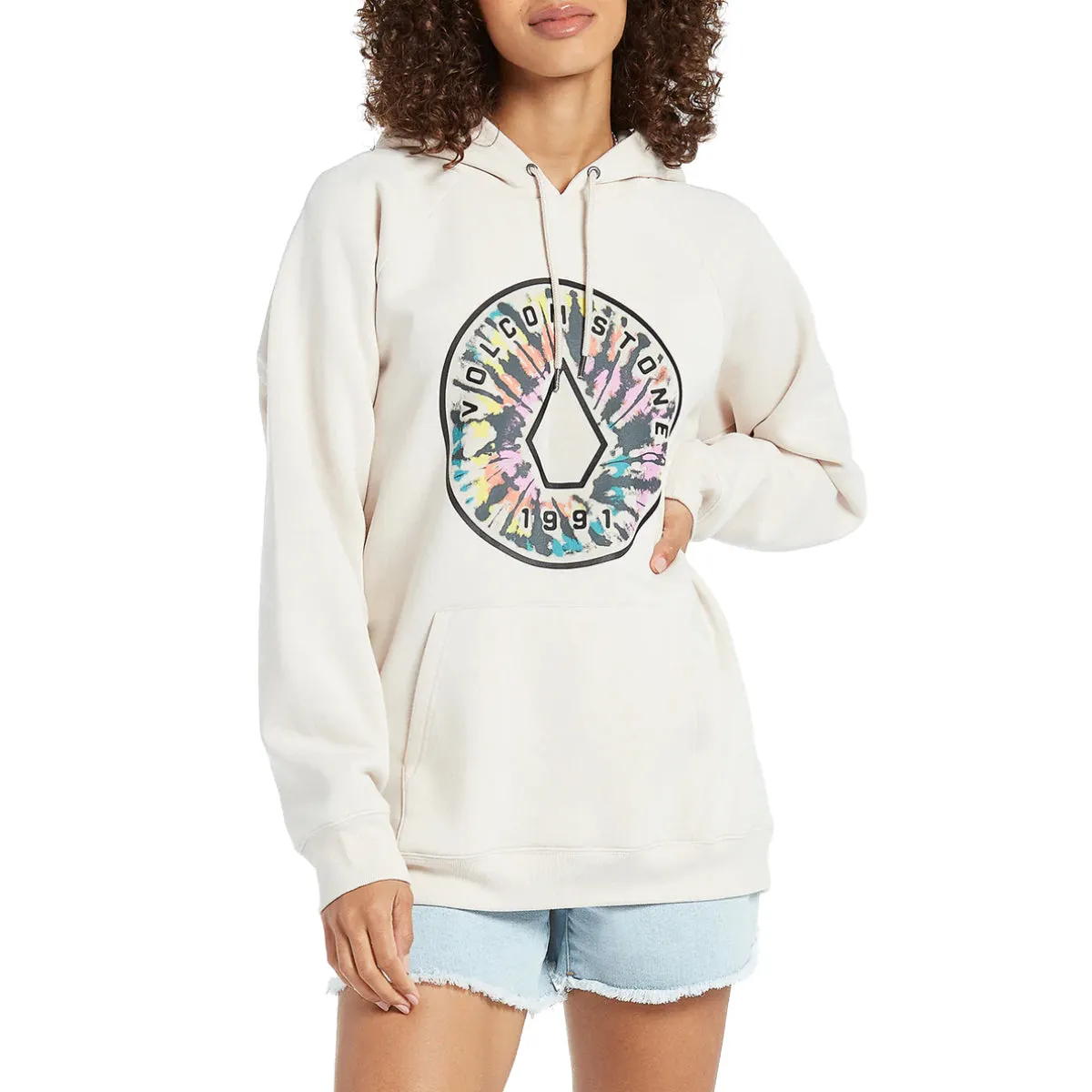 Volcom Women's Truly Stoked Boyfriend Pullover Hoodie