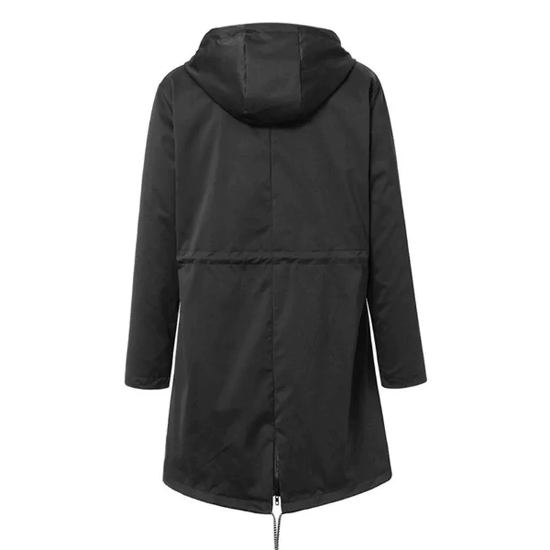 Waterproof Hooded Rain Long Jacket / Windproof Lightweight Outdoor Clothes - SF0078