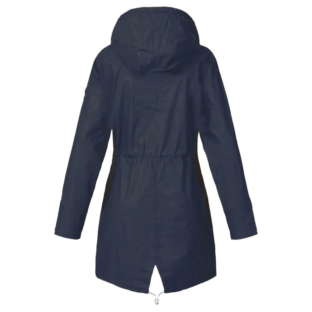 Waterproof Hooded Rain Long Jacket / Windproof Lightweight Outdoor Clothes - SF0078